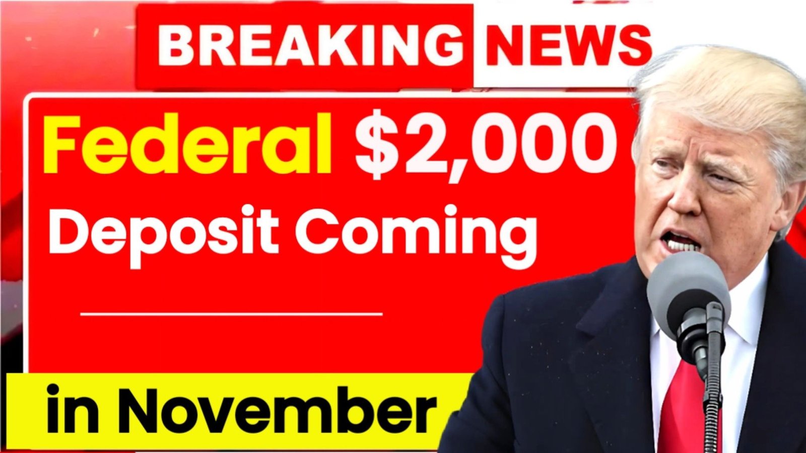 Federal $2,000 Deposit Coming in November 2025? Complete Guide for All Beneficiaries