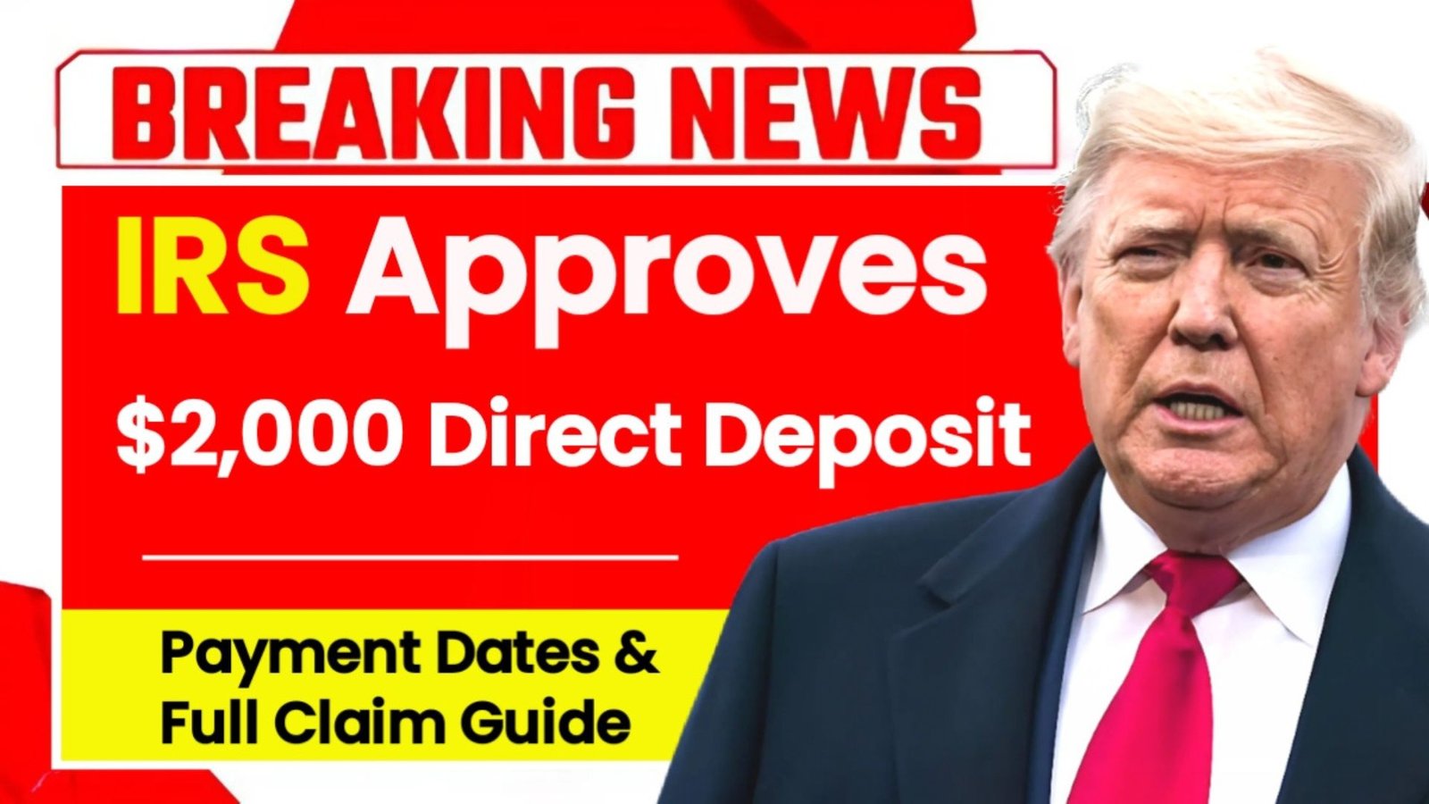 IRS Approves $2,000 Direct Deposit for November 2025 – Eligibility, Payment Dates & Full Claim Guide