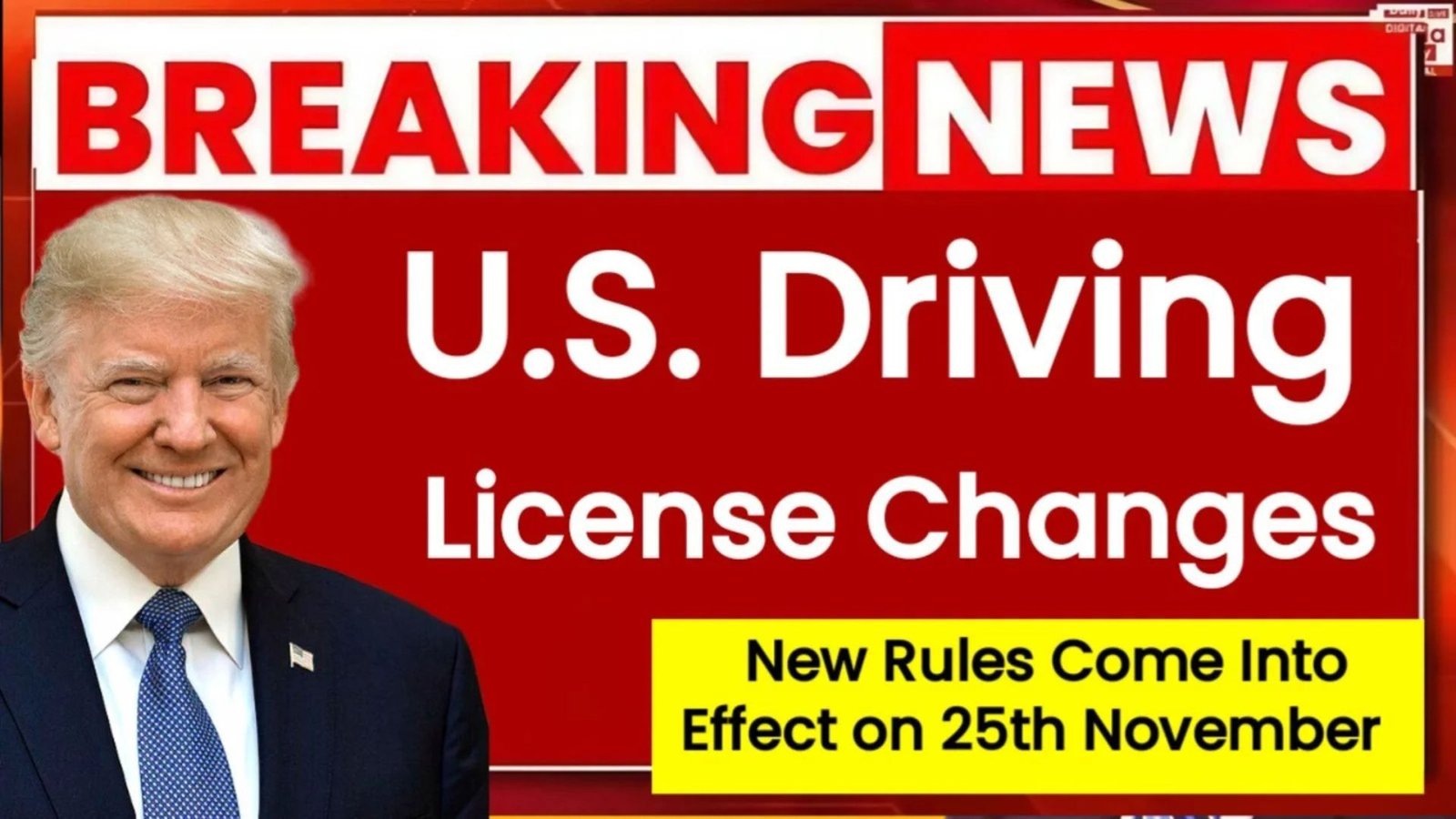 U.S. Driving License Changes 2025 – New Rules Come Into Effect on 25th November..