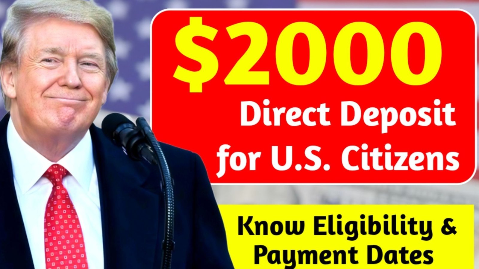 Potential $2,000 Tariff Rebate for U.S. Citizens: November 2025 Update on Eligibility, Dates, and Next Steps