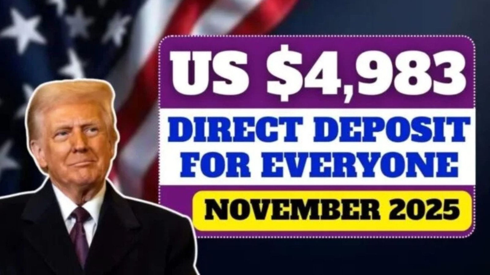 $4,983 Direct Deposit in November 2025: Complete Guide to Unlock Your Share – Eligibility, Dates, and Simple Steps