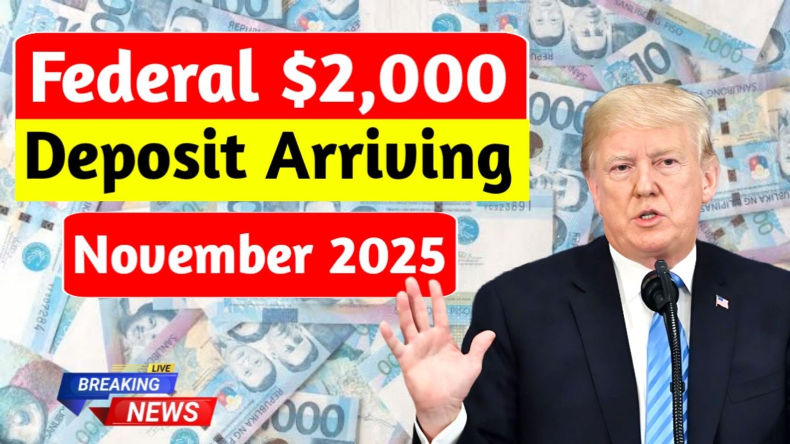 $2,000 Federal Deposit in November 2025
