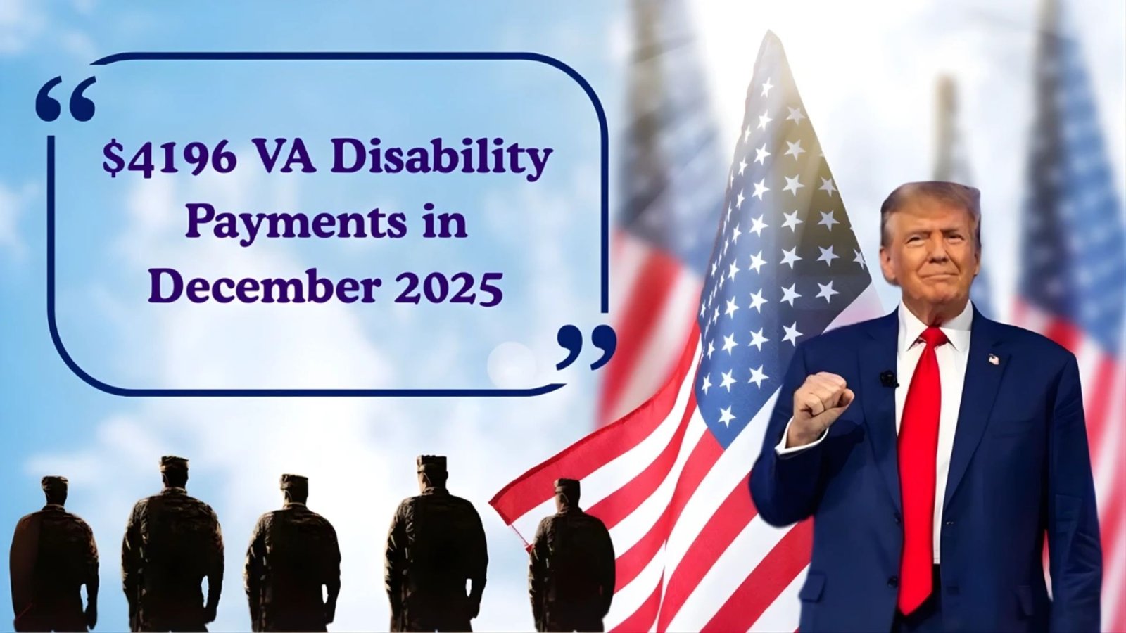 VA Disability Pay for December 2025: New $4,196 Monthly Rate Explained for Eligible Veterans